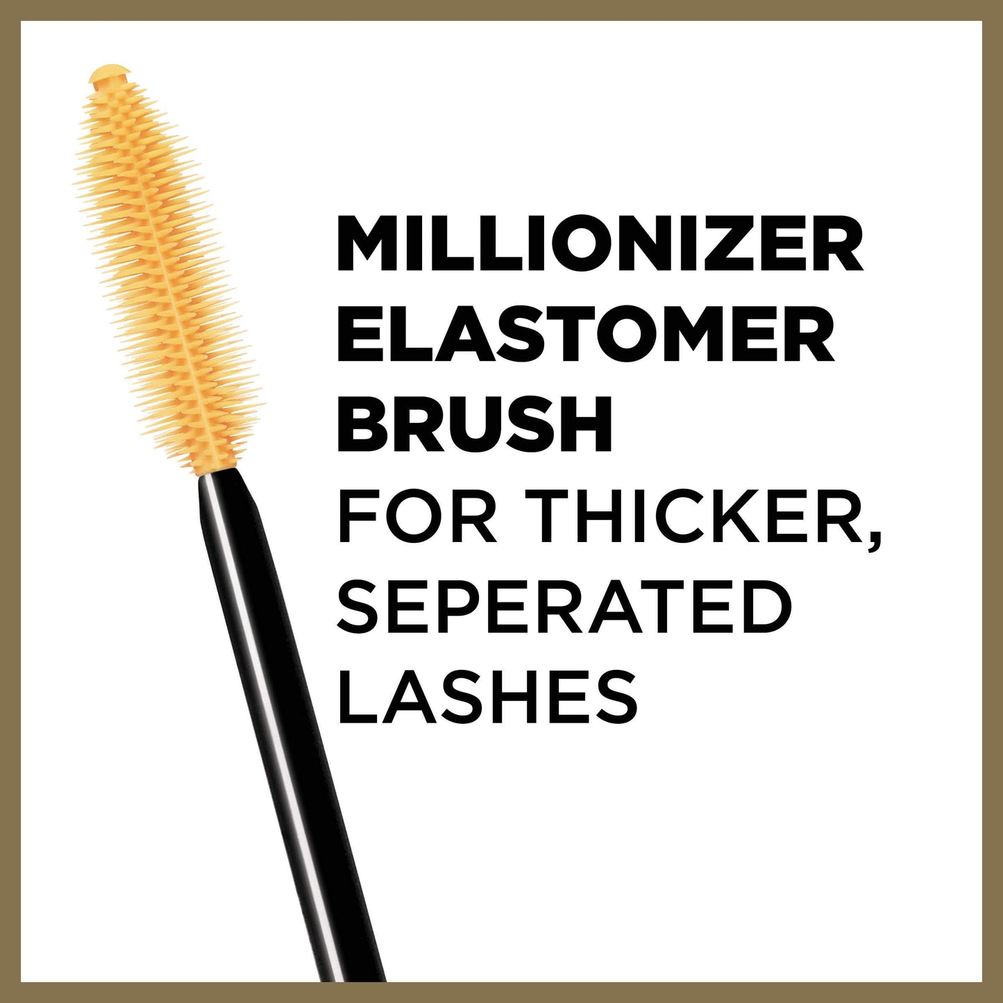 L’Oreal Paris Makeup Voluminous Million Lashes Mascara Volumizing Collagen Infused Eye Amplifying Brush Waterproof Black 0.32 Fl Oz. 1 Count