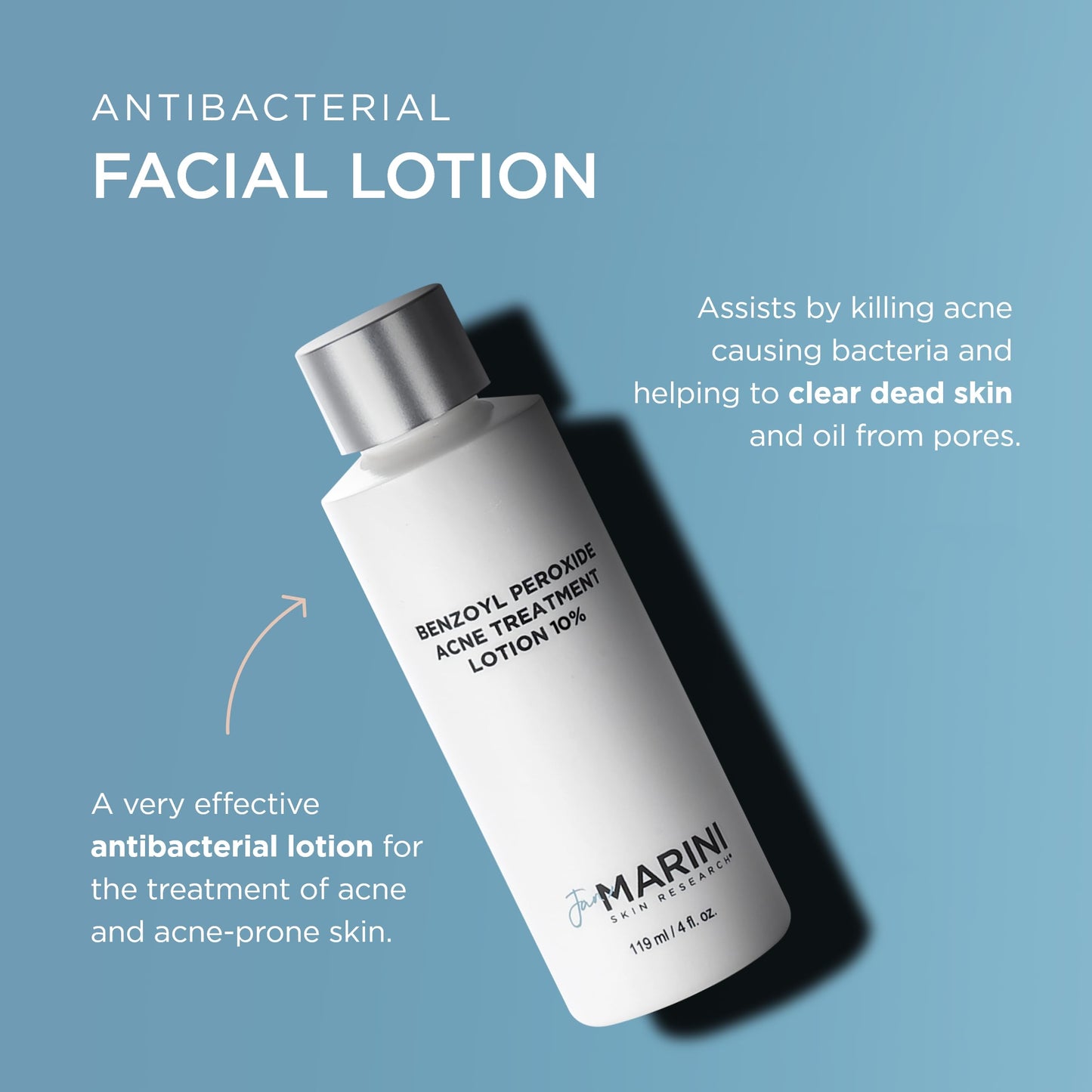 Jan Marini Skin Research Benzoyl Peroxide Acne Treatment Lotion 10% - 4 Fl Oz