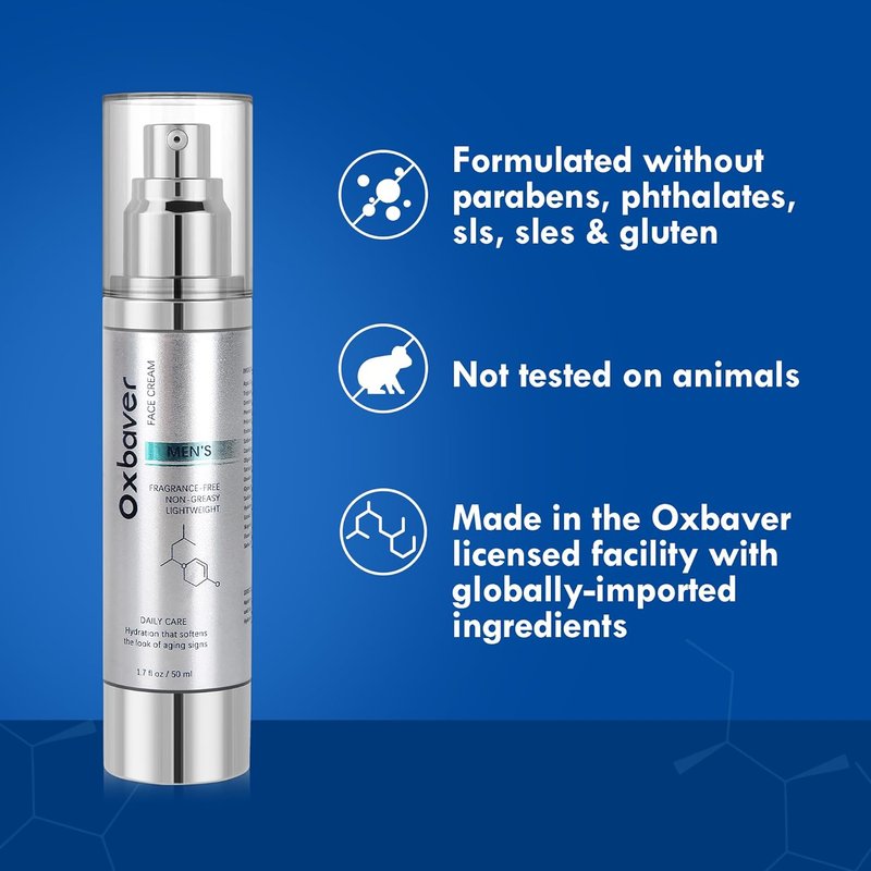 Men's Face Cream - 6-in-1 Moisturizer with Collagen & Retinol for Deep Hydration | Anti-Aging Benefits