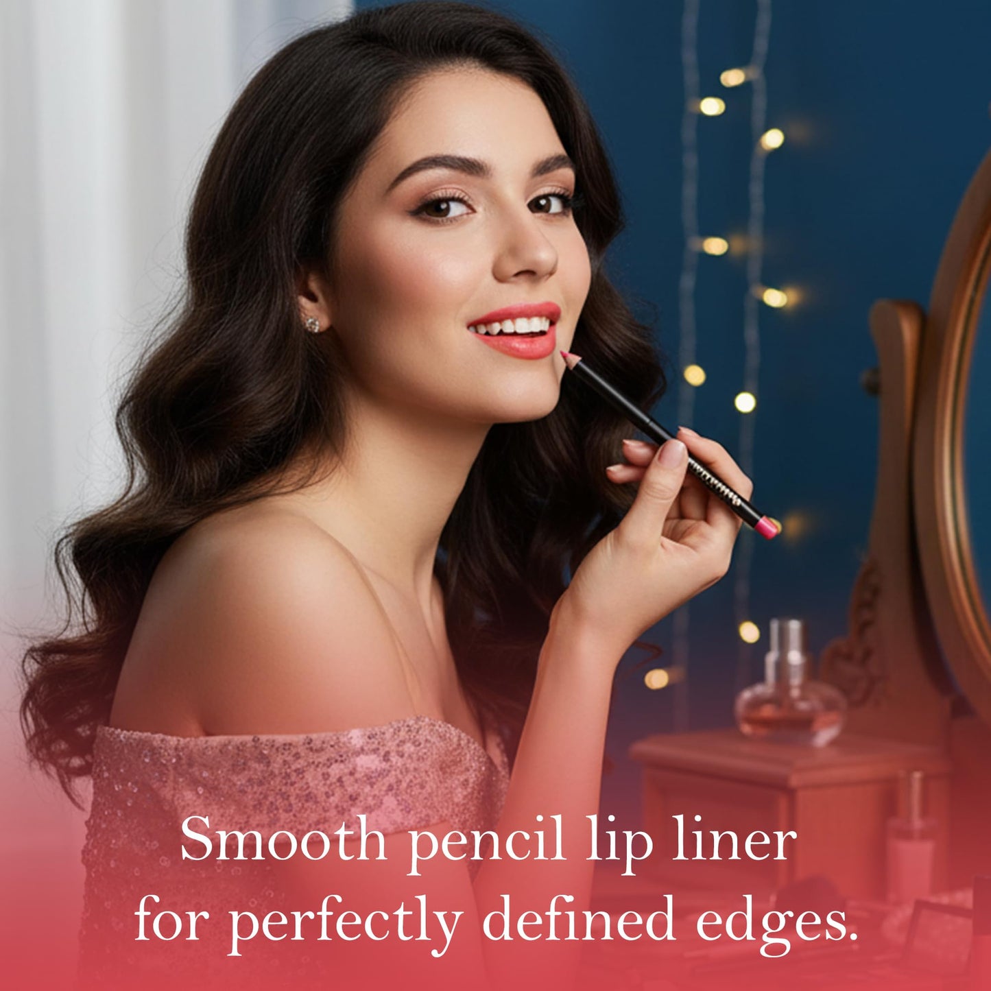 Rougine Matte Lipstick & Lip Liner Set for Women โ Boujee Shade โ Long-Lasting Waterproof 2-in-1 Lip Kit โ Smudge-Proof Liquid Lipstick with Precision Liner, Enriched with Vitamin E & Shea Butter