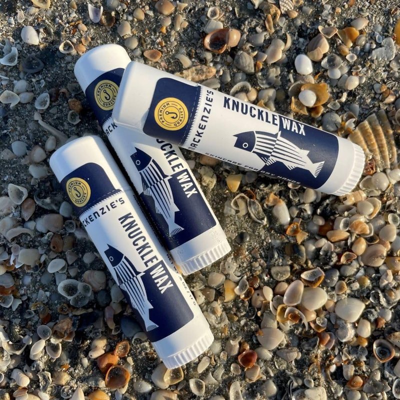 MACKENZIE'S Knuckle Wax - Father's Day - Gifts for Men - Gifts for Fishermen - Travel Friendly - All Natural - Hand Repair - Hand Balm - Moisturizer - .6 Ounce Tube