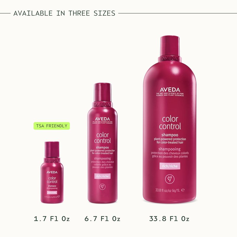 Aveda Color Control Shampoo - Fights Fade & Adds Shine | For Medium to Thick Color-Treated Hair | Silicone-Free, 98% Naturally Derived