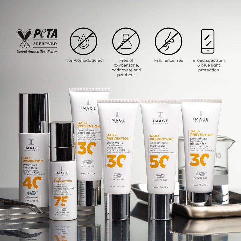 IMAGE Skincare Daily Prevention Moisturizer - SPF 50 Broad Spectrum Sunscreen, Fragrance-Free