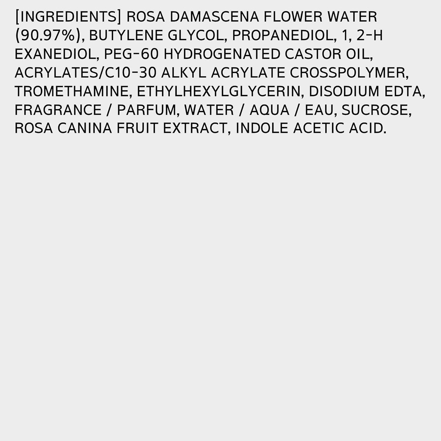 Mamonde Rose Water Toner - Organic, Alcohol-Free Hydrating Formula | 8.45 Fl Oz