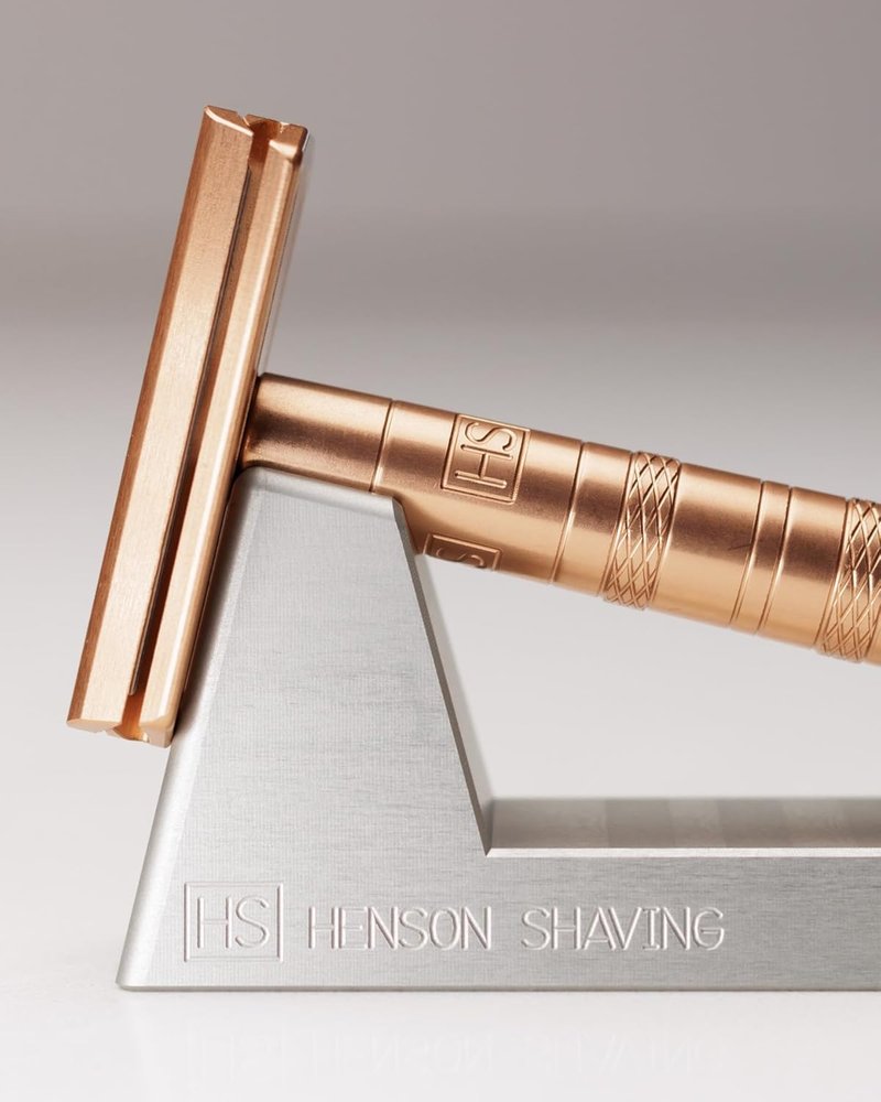 Henson Razor Stand - Durable Aluminum Safety Razor Holder for Men & Women | Fits Henson AL13, AL13-M, Ti22