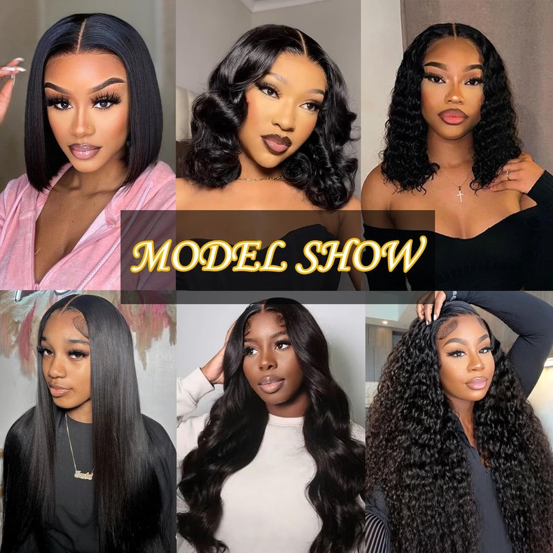 CindiRiver 2x6 HD Lace Closure 14 Inch Straight Human Hair, Invisible Virgin Real Swiss HD Lace, Natural Hairline, Skinlike Lace Frontal Closure Only