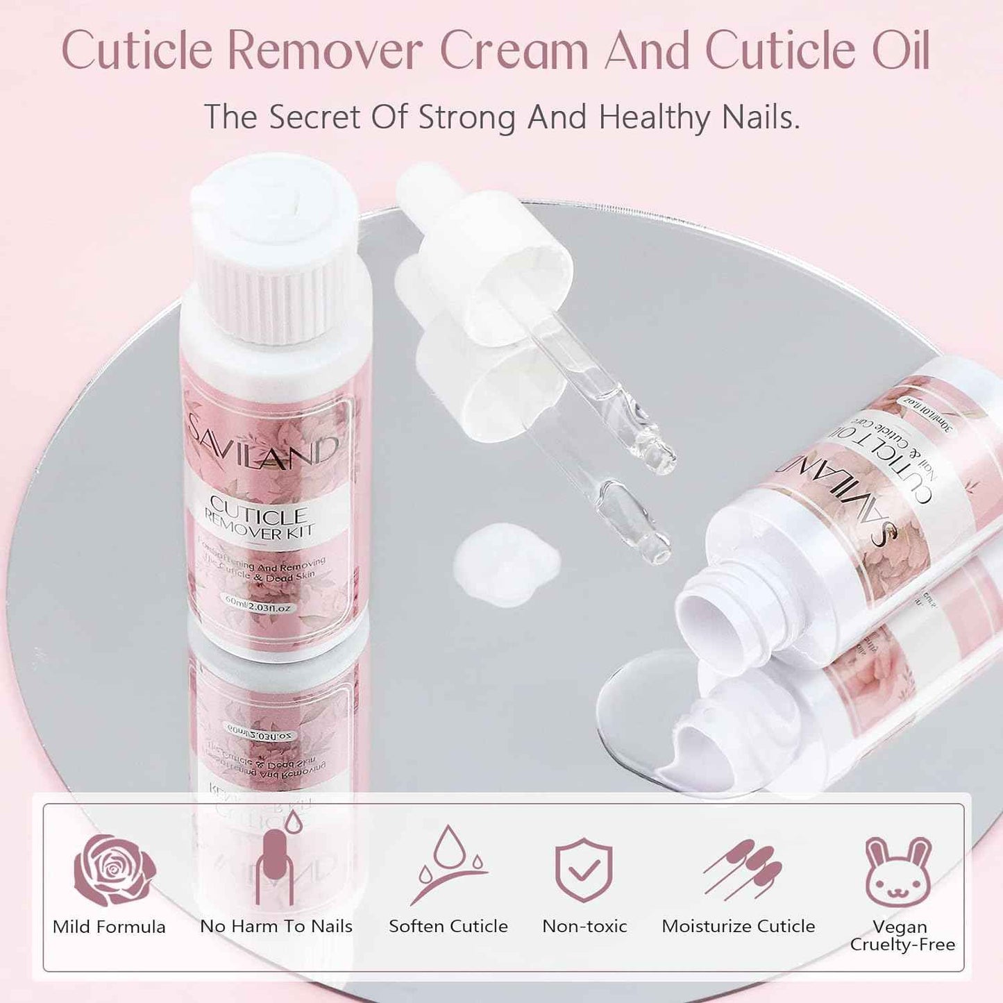 Nail Drill & Cuticle Remover Kit with Nourishing Cuticle Oil - Professional Manicure Set