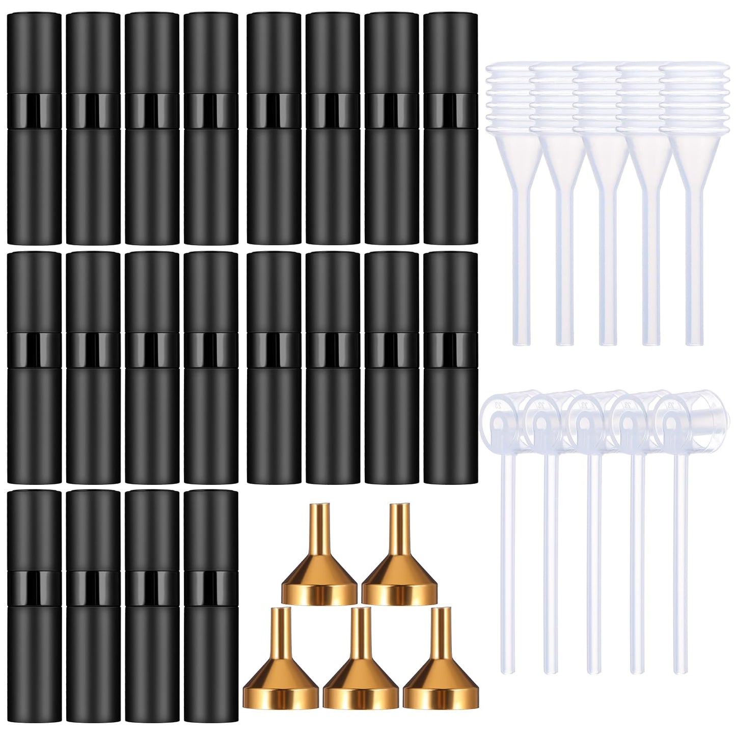 Dimeho 8ML Atomizer Perfume Spray Bottle 20 PCS Refillable Empty Small Cologne Dispenser Mini Travel Portable Sprayer for Women Men Travel
