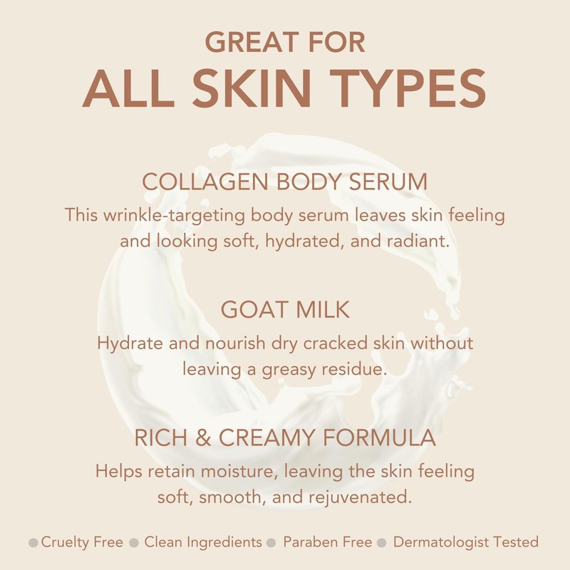 Dionis Goat Milk Collagen Body Serum 4 oz (Pack of 1)