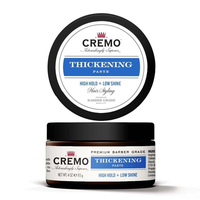 Cremo Barber Grade Hair Styling Thickening Paste, 4 Ounce (Pack of 3)
