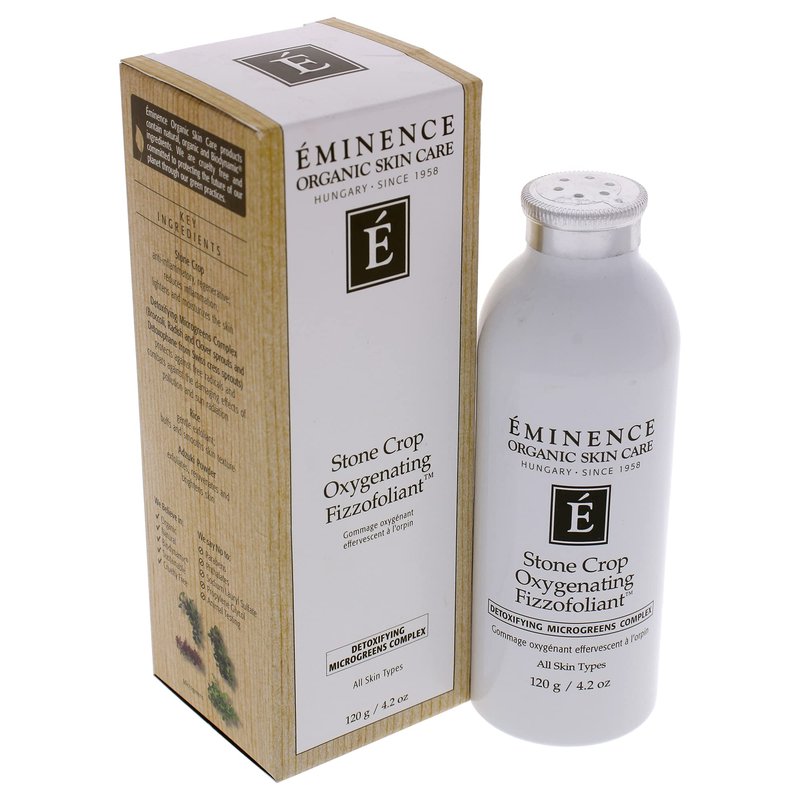 Stone Crop Oxygenating Fizzofoliant by Eminence for Unisex - 4.2 oz Exfoliator