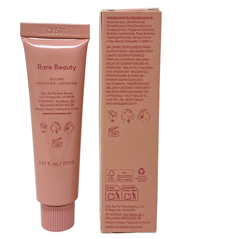 Rare Beauty Floral Peony Blossom Fragrance Layering Balm 0.67 oz/20 ml