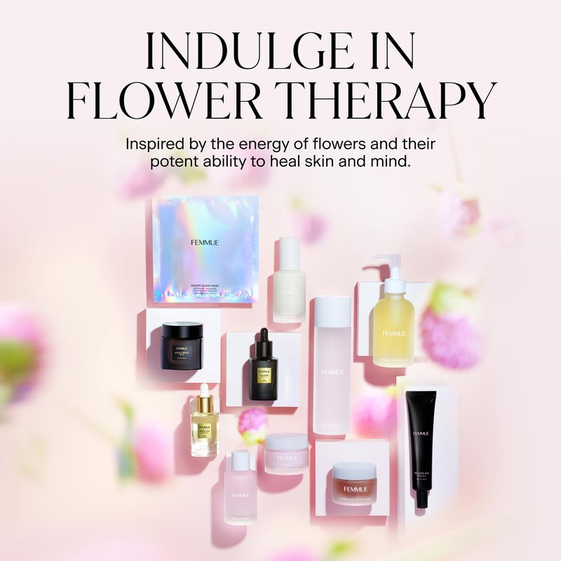 FEMMUE Flower Infusion Hand Wash - Rose & Jasmine (7.76 fl oz) | Gentle Liquid Cleanser | Hydrating & Nourishing For Soft Skin | Korean Beauty Skincare