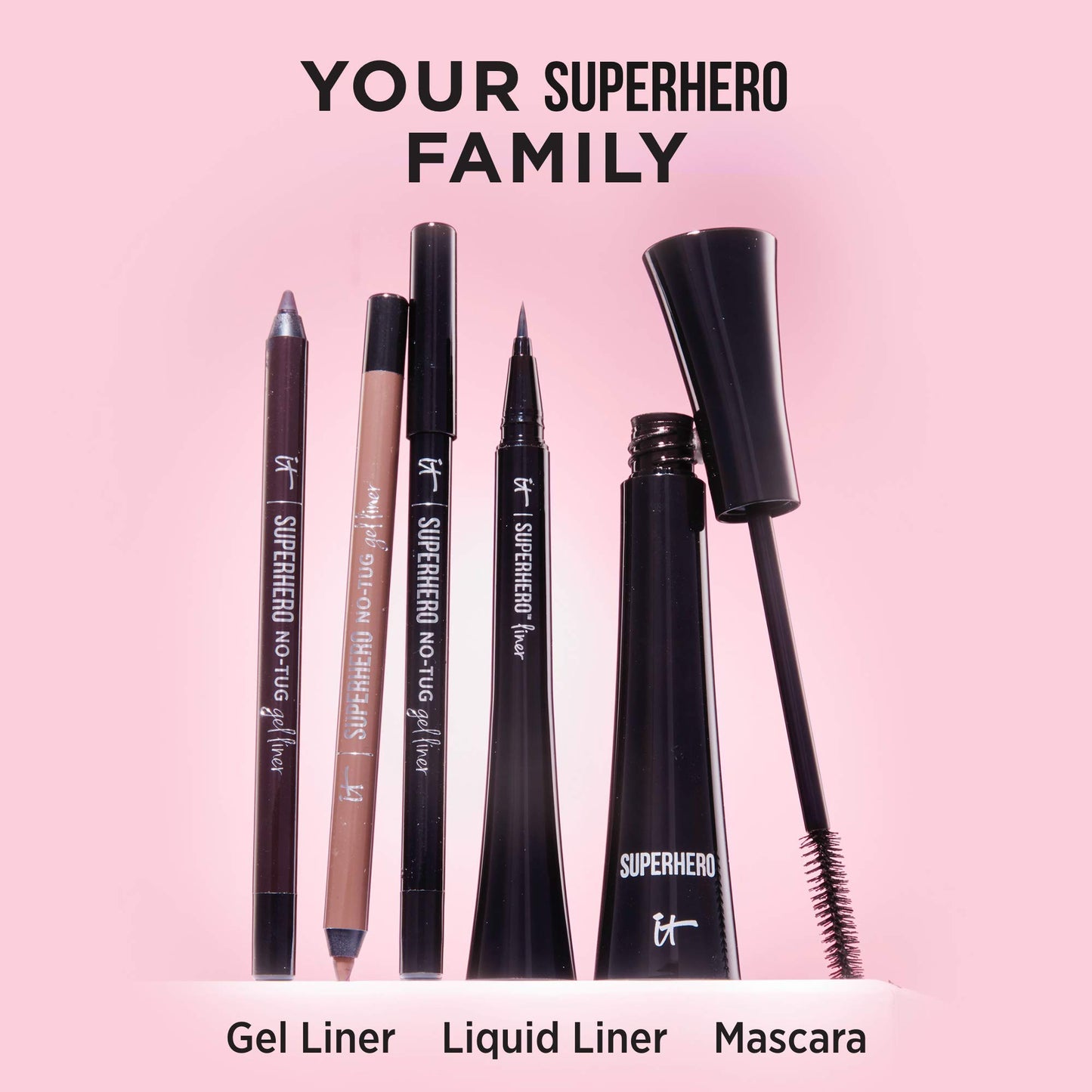 IT Cosmetics Superhero Gel Eyeliner - Super Black (intense ultra-black)