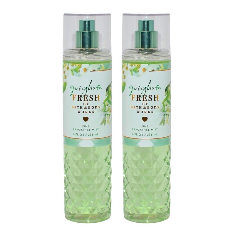 Fine Fragrance Mists Set of 2 - Gingham Fresh | 8oz Each Bottle