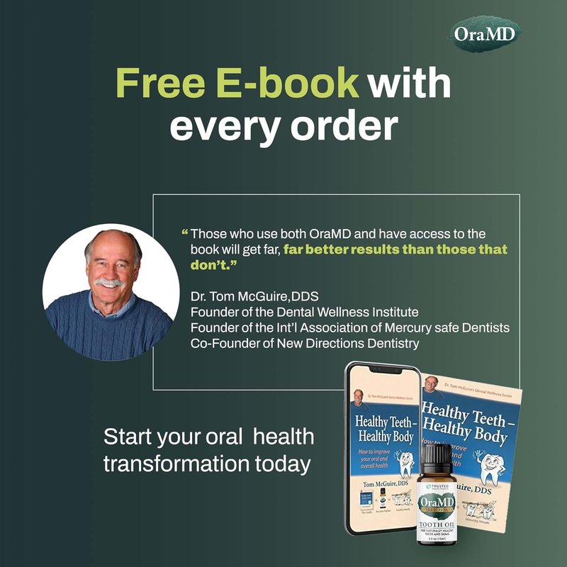 OraMD 4-in-1 Tooth Oil - Extra Strength Gum Disease & Gingivitis Treatment | All-Natural Formula (1 Pack)