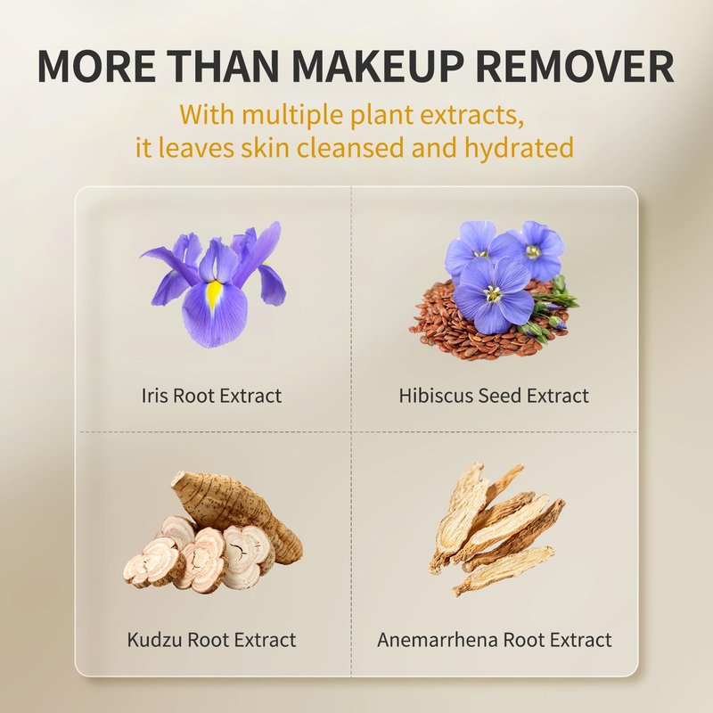 GREEN FARM Makeup Remover Cleansing Balm - Instantly Melts Waterproof Mascara & Long-Wear Makeup, No Residue, Gentle for Sensitive Skin