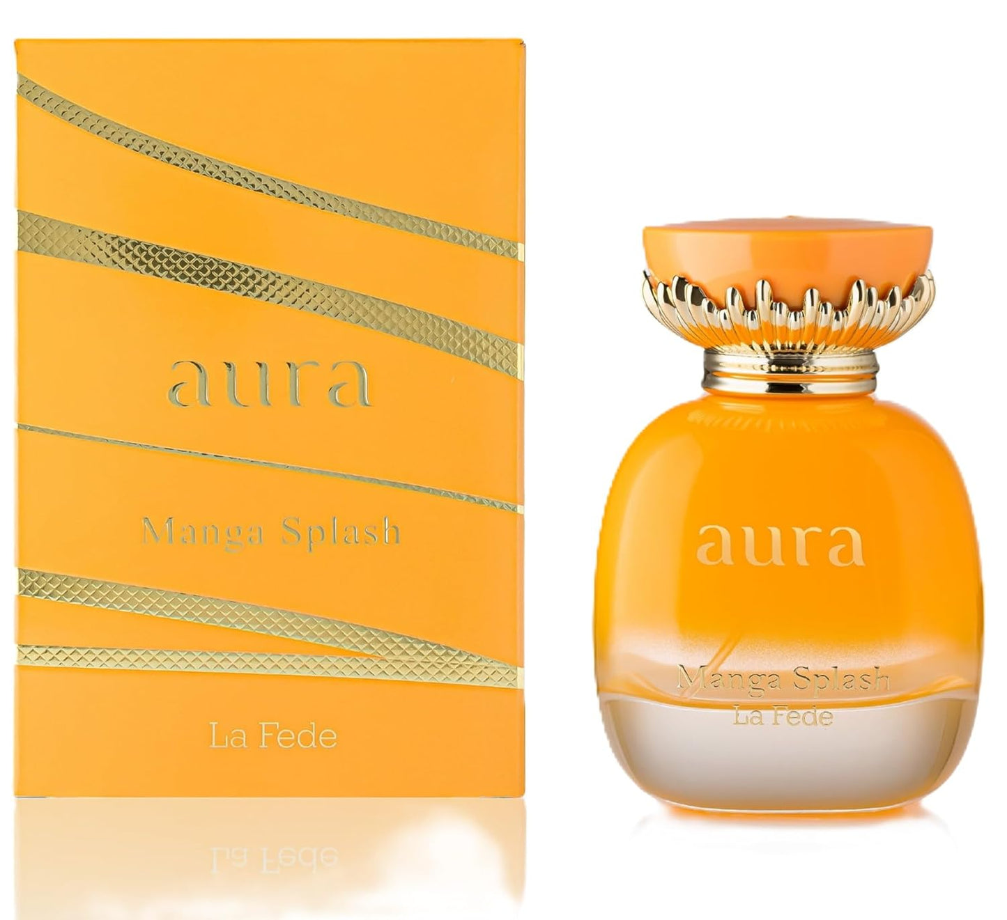 Khadlaj La Fede Aura Manga Splash Eau De Parfum Spray - 3.4 Oz Unisex Fragrance