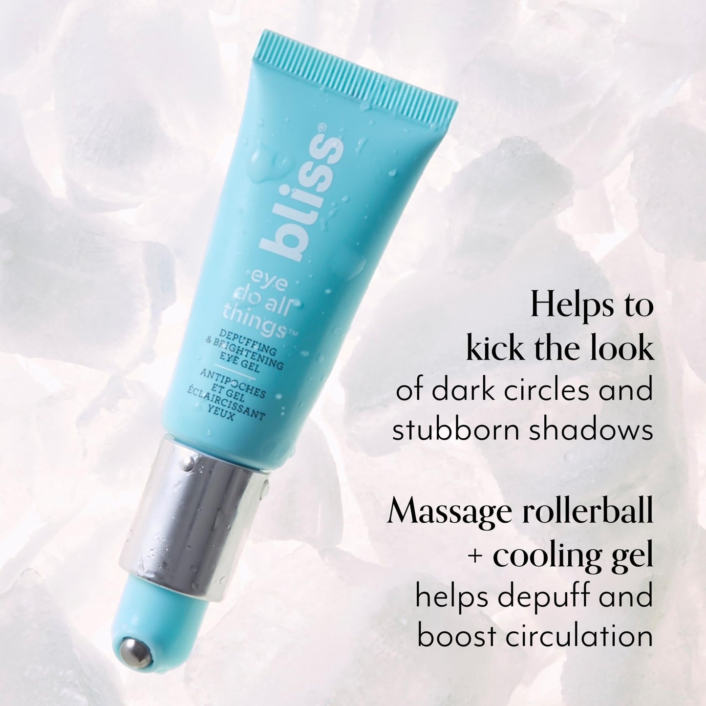 Bliss Serum and Eye Cream 2pc Set: Bliss Bright Idea Vitamin C + Tri-Peptide Brightening Serum - 1 Fl Oz - Hydrating Illuminating Face Cream with Peptides and Eye Do All Things Hydrating Eye Cream