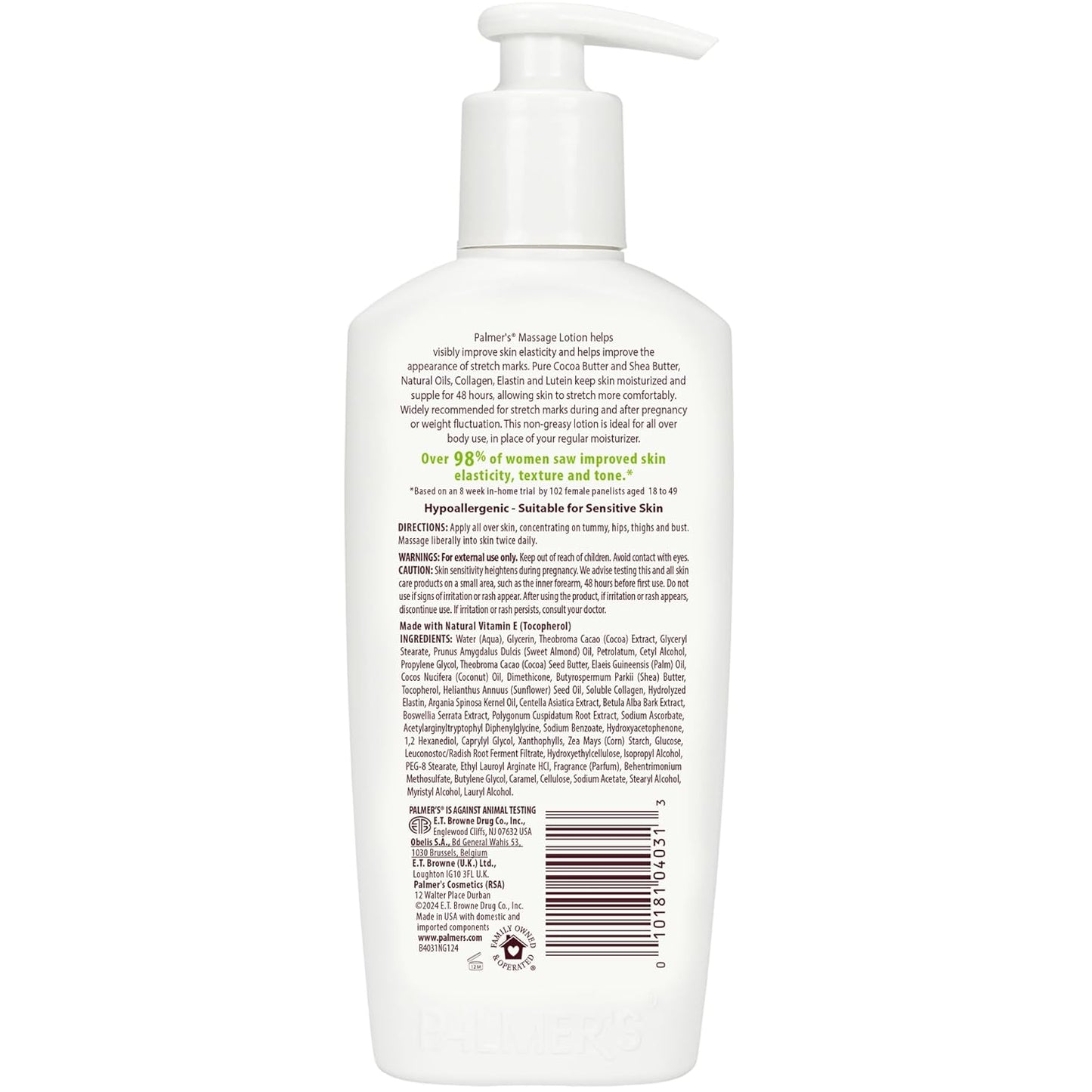 Palmer's Cocoa Butter Formula Massage Lotion - Stretch Marks & Pregnancy Skin Care | 8.5 Oz with Collagen & Shea Butter