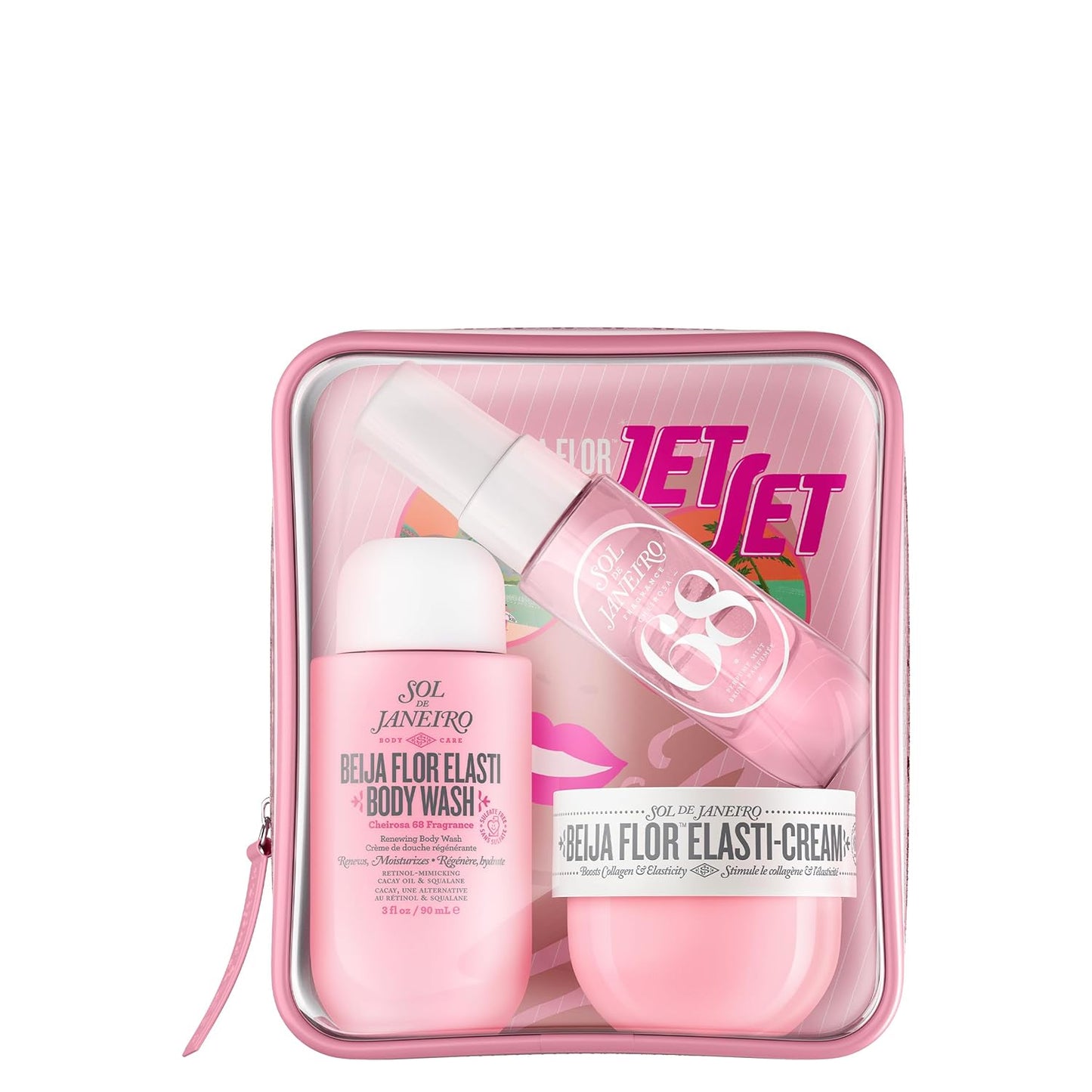 SOL DE JANEIRO Jet Set | Travel-Size Body Care Set | Tropical Fragrance