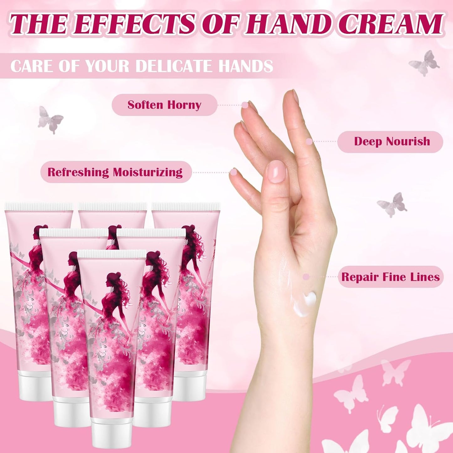 12 Pcs Witch Hand Creams - Pink & Green Halloween Lotions for Party Favors & Decorations