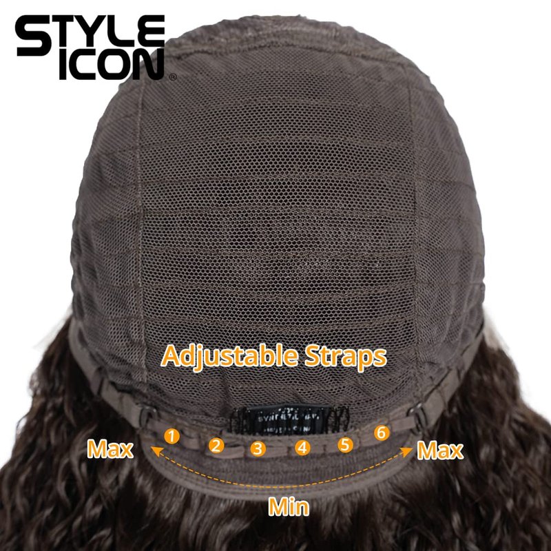 Style Icon 30" Long Curly Wig Ombre Lace Front Wig for women Heat Resistant Replacement Wig Density 130% Synthetic Wig (30 Inch, TT6/30W)