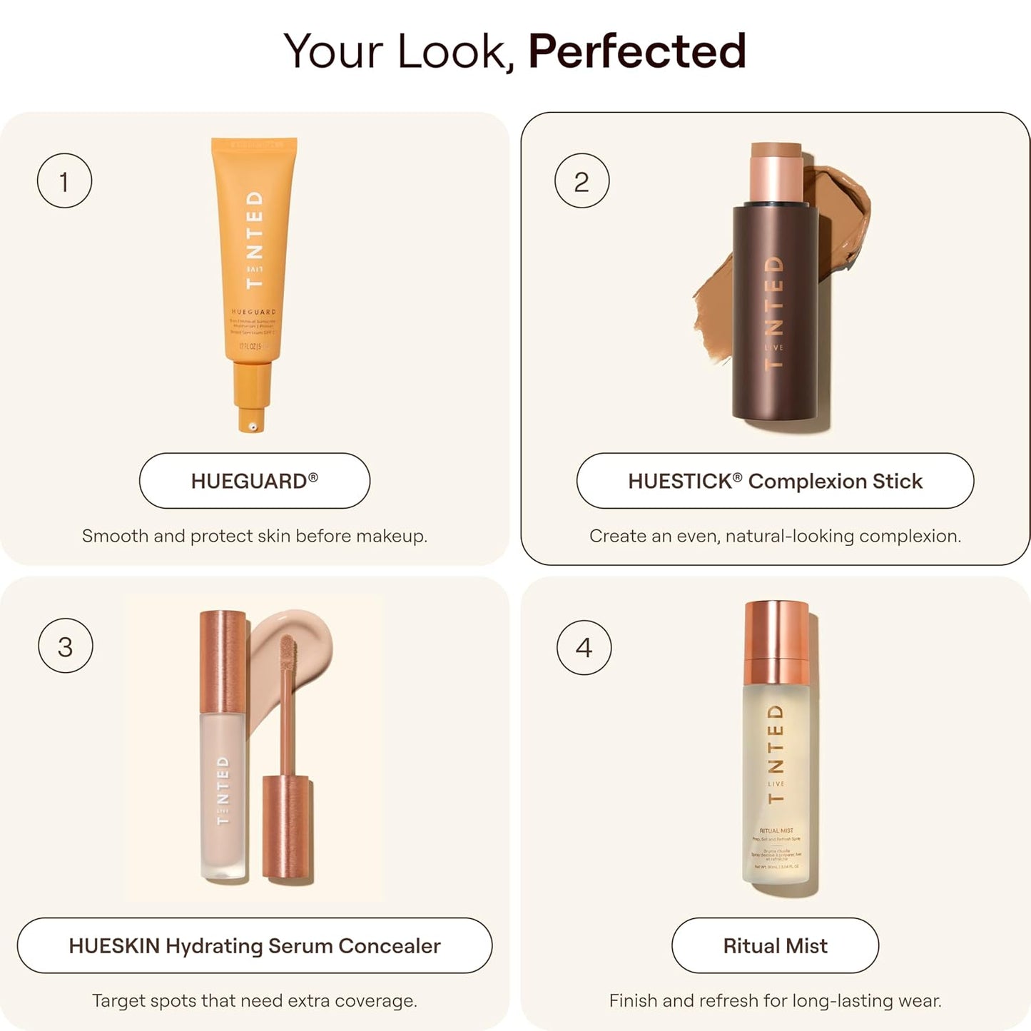 Foundation Makeup Stick - Live Tinted Huestick for Flawless Complexion - Shade 15