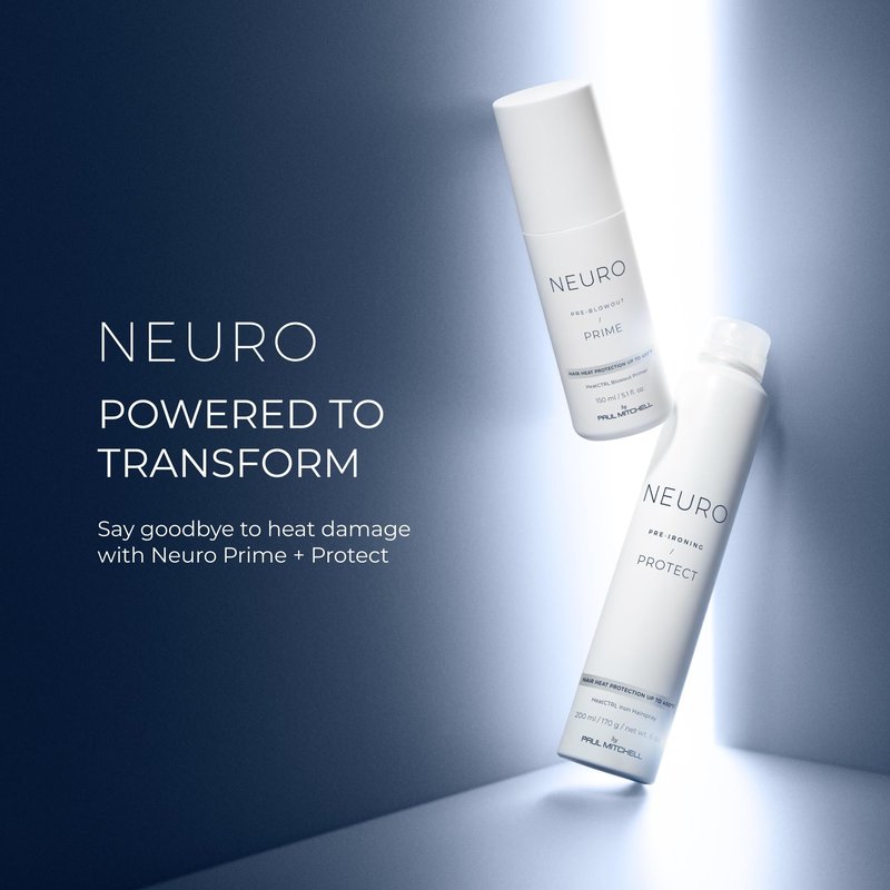 Neuro by Paul Mitchell Prime HeatCTRL Blowout Primer, For Blow-Drying All Hair Types, 4.7 fl. oz.