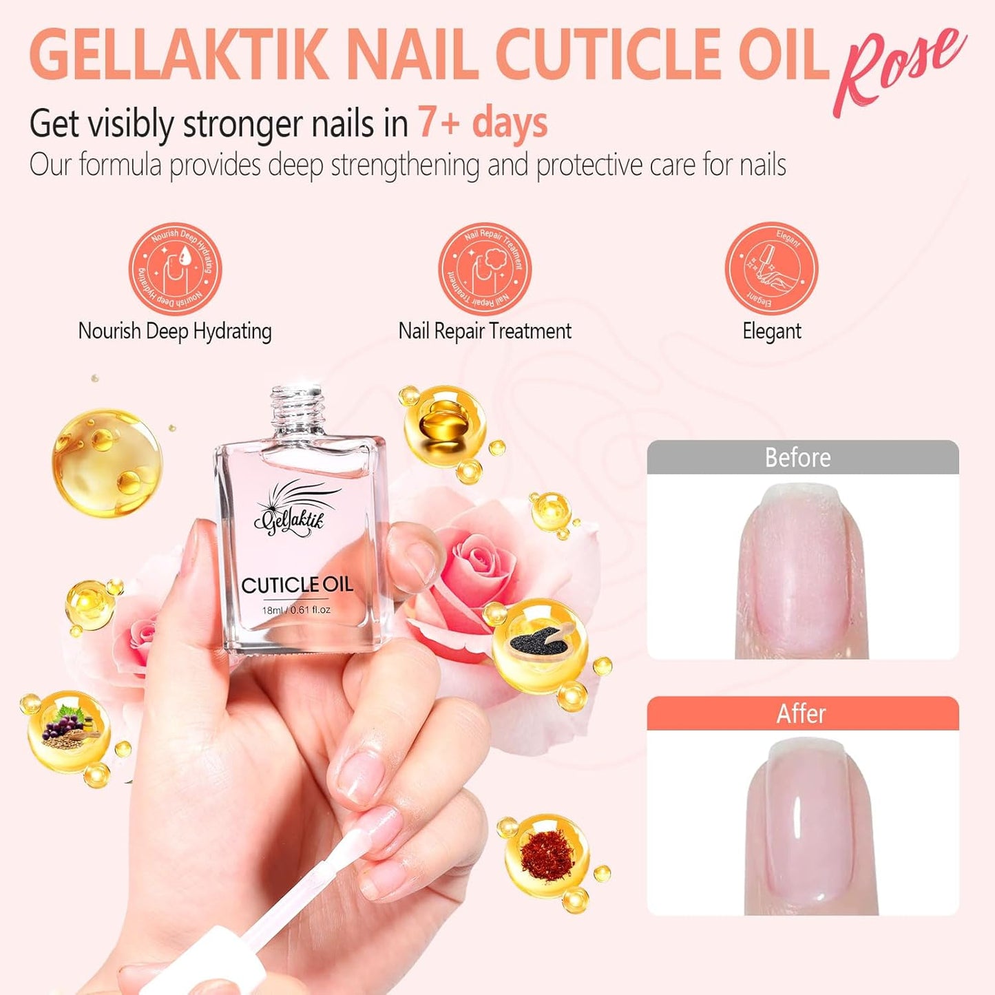 Gel Polish Remover Kit - 3 x 18ml with Cuticle Oil & Liquid Latex Tape, Fast 3-5 Min Removal
