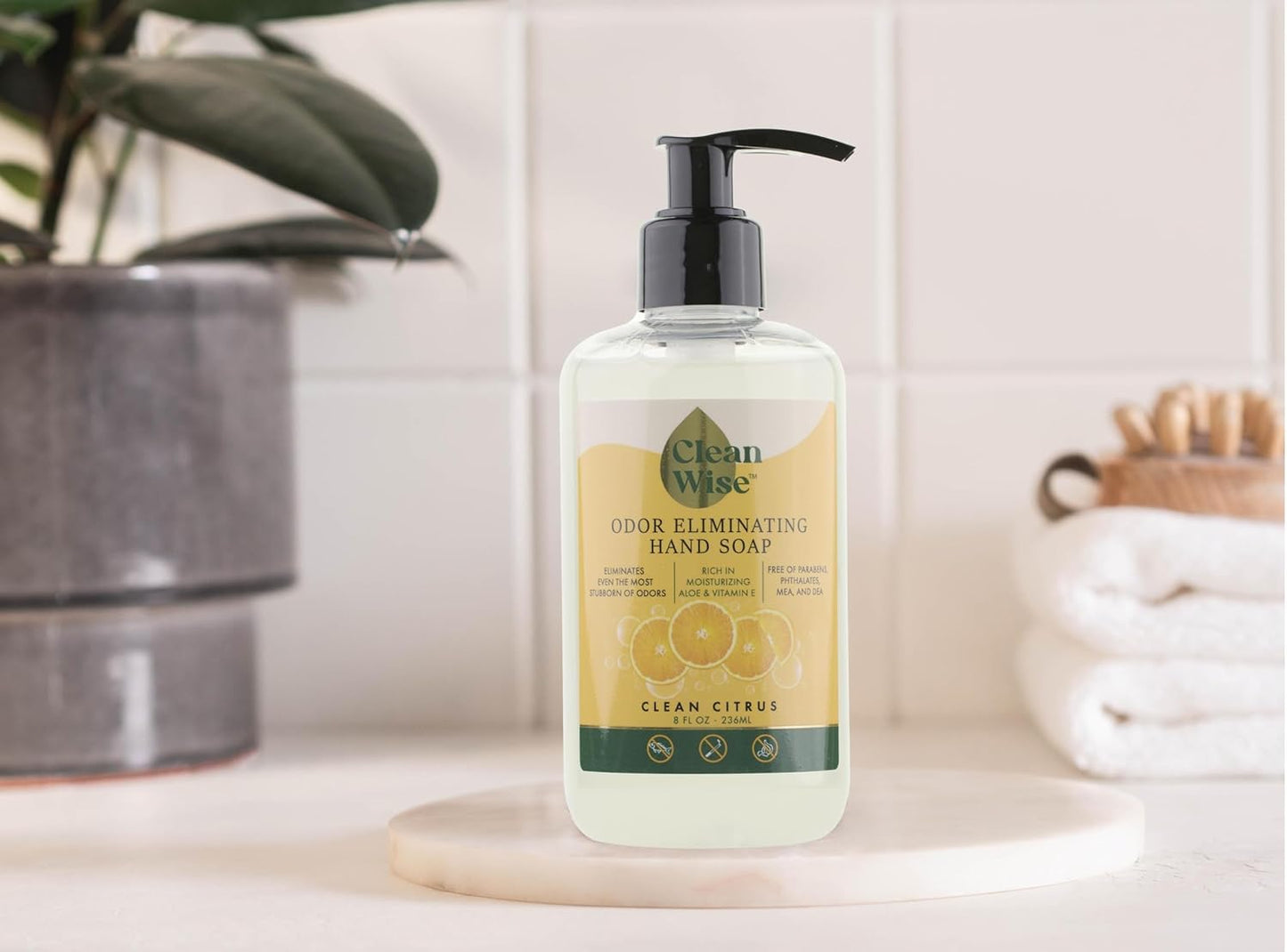 Odor Eliminating Hand Soap - Clean Citrus & Lavender, 8 fl oz (3 Pack)