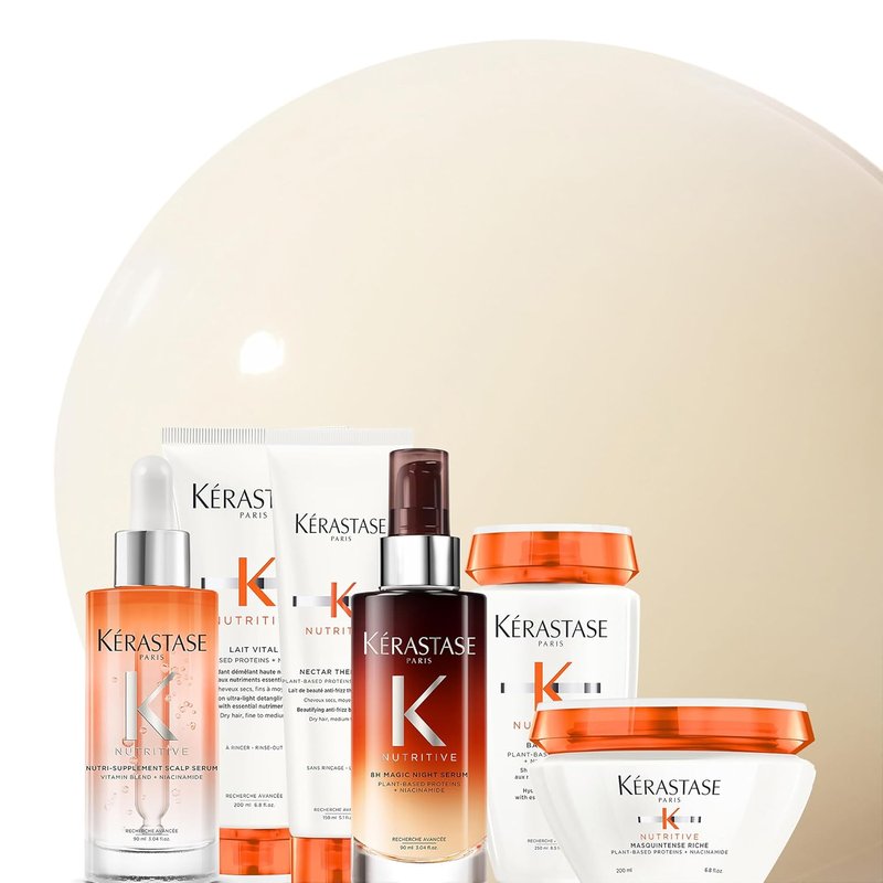 Kerastase Nutritive Lait Vital Conditioner - Hydrating Formula for Fine to Medium Dry Hair | Illuminates Shine & Detangles Effortlessly