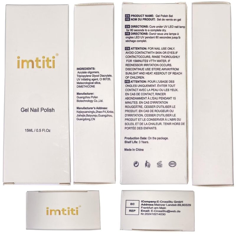 Imtiti Metal Silver Gel Polish, 15ml Bottles Silver Metallic Nail Art 3D Mirror Chrome Effect Gel Nail Polish Glossy Soak Off UV/LED Gel for DIY Nail Art Manicure 1Pcs