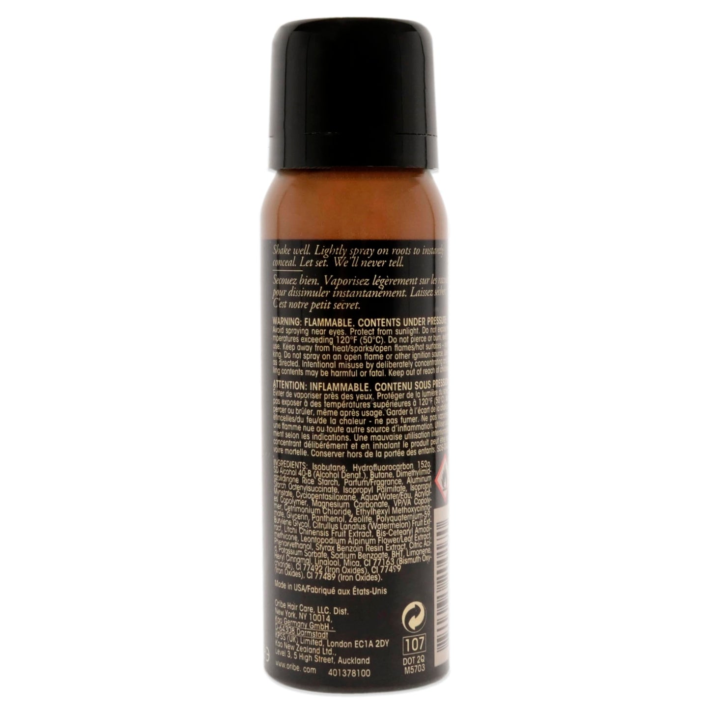 Oribe Root Touch-Up Spray - Light Brown - Covers Greys & Roots - 1.8oz