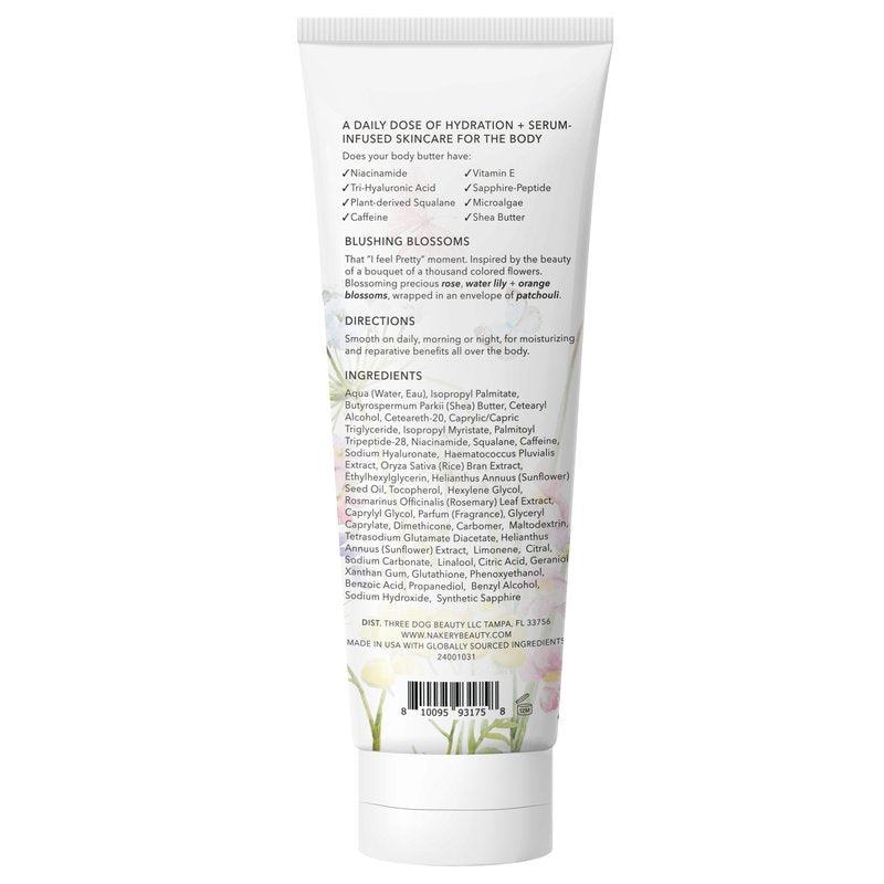 NAKERY Body Butter Anti Aging Moisturizer - Body Cream Skin Tightening Cream & Neck Firming Cream, Moisturizing Cream & Neck Tightening Cream for Body & Face Cream for Dry Skin 300ml(Seaside Serenity)
