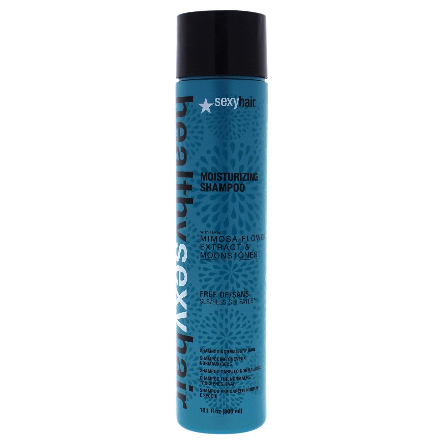SexyHair Healthy Moisturizing Shampoo, 10.1 Oz | Moisture, Slip, Detangling, and Shine | SLS and SLES Sulfate Free | All Hair Types