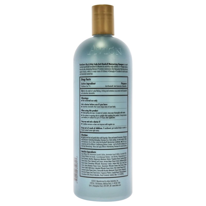 Avlon Kera Care Dry and Itchy Scalp Anti-Dandruff Moisturizing Shampoo Unisex, 32 Ounce