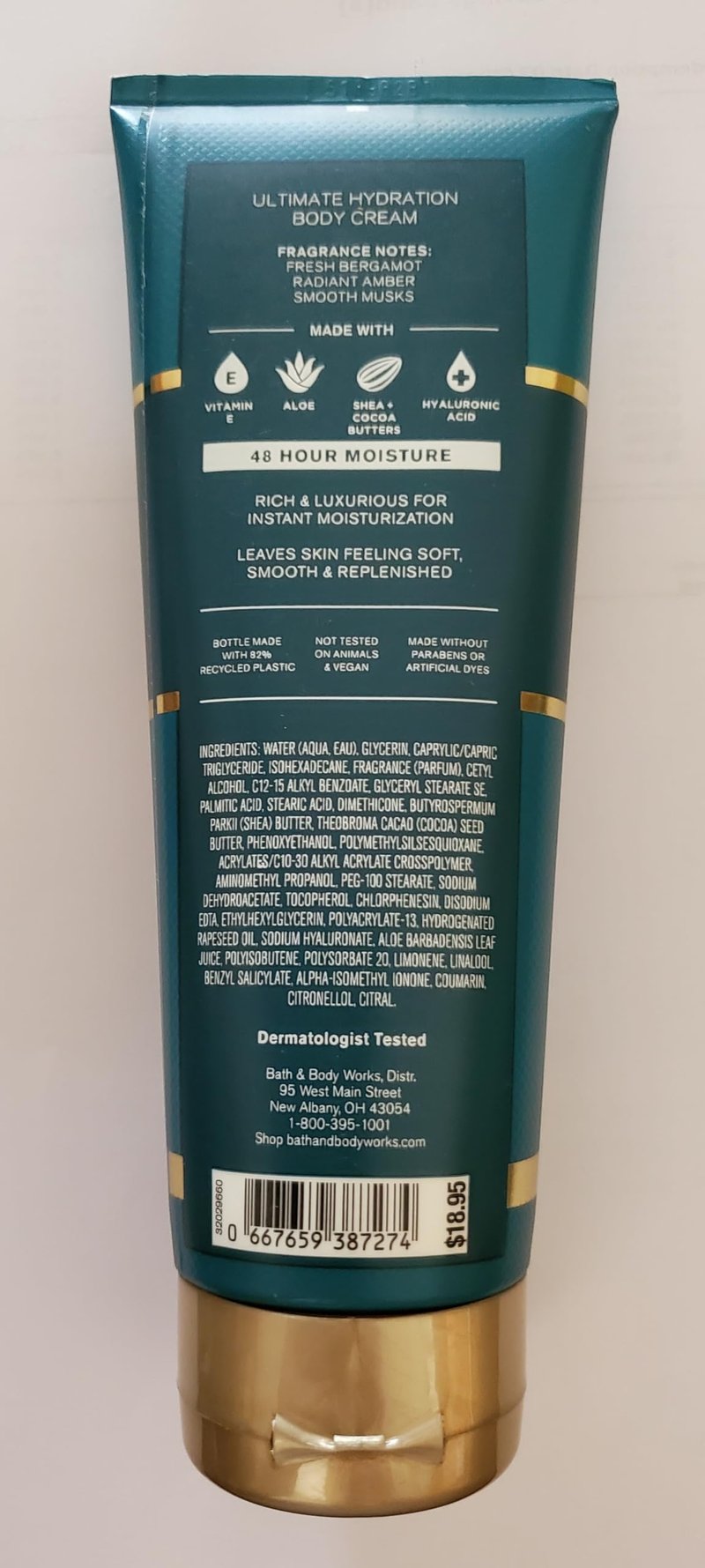 Bath & Body Works Mediterranean Mirage Ultimate Hydration Body Cream 8 Ounces Pack of 2