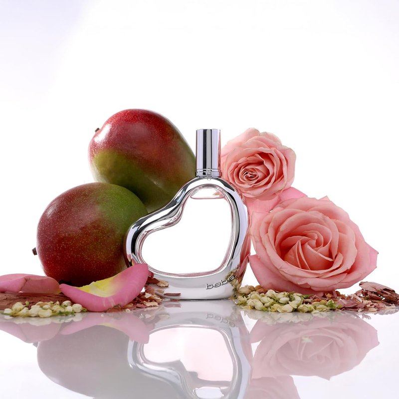 Bebe Silver Perfume for Women - Floral & Fruity Fragrance with Mango, Tuberose, Jasmine | 3.4 oz EDP Spray