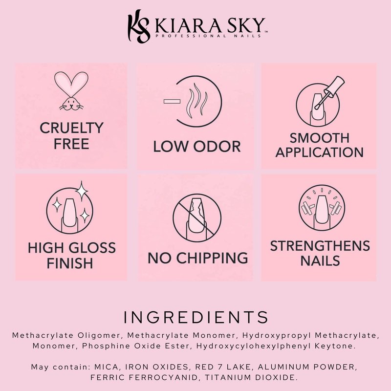 KIARA SKY Soak Off Gel Nail Polish 0.5 fl oz, FEELIN NUTTY (G561)