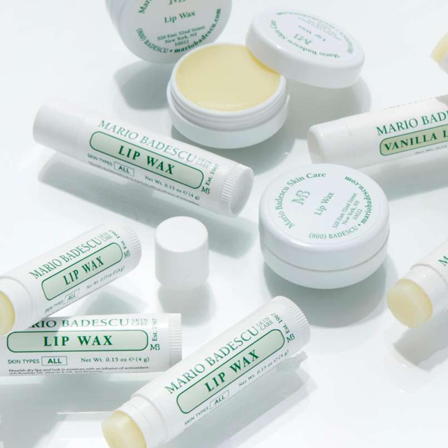 Mario Badescu Lip Wax with Rosehip and Vitamin E Oils, Lightweight and Antioxidant Rich Moisturizer for Dry Lips, Non-Greasy and Non-Sticky Hydrating Balm