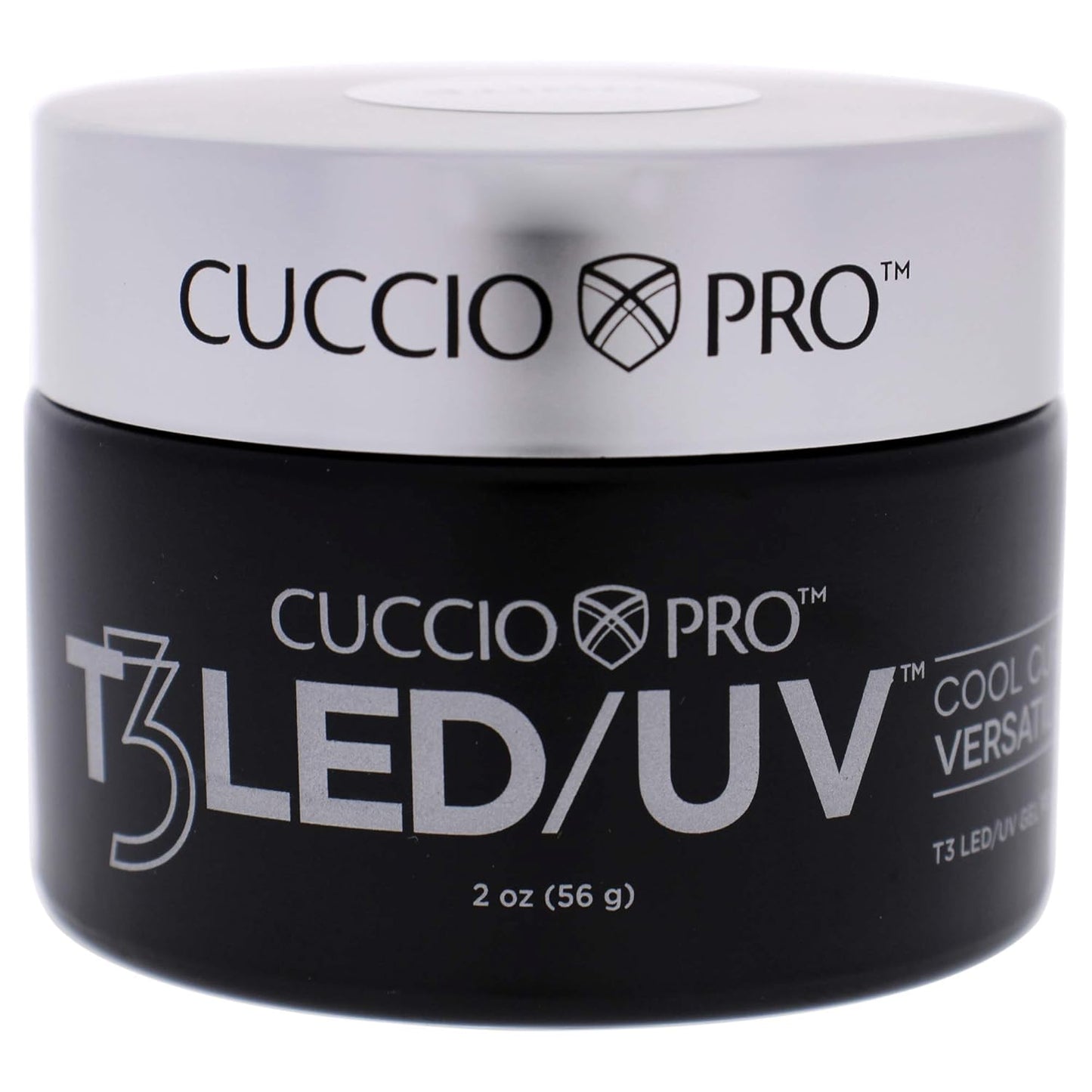 Cuccio Pro T3 LED/UV Cool Cure Nail Gel - Flexible, Strong Adhesion, Quick Cure - 2 Oz