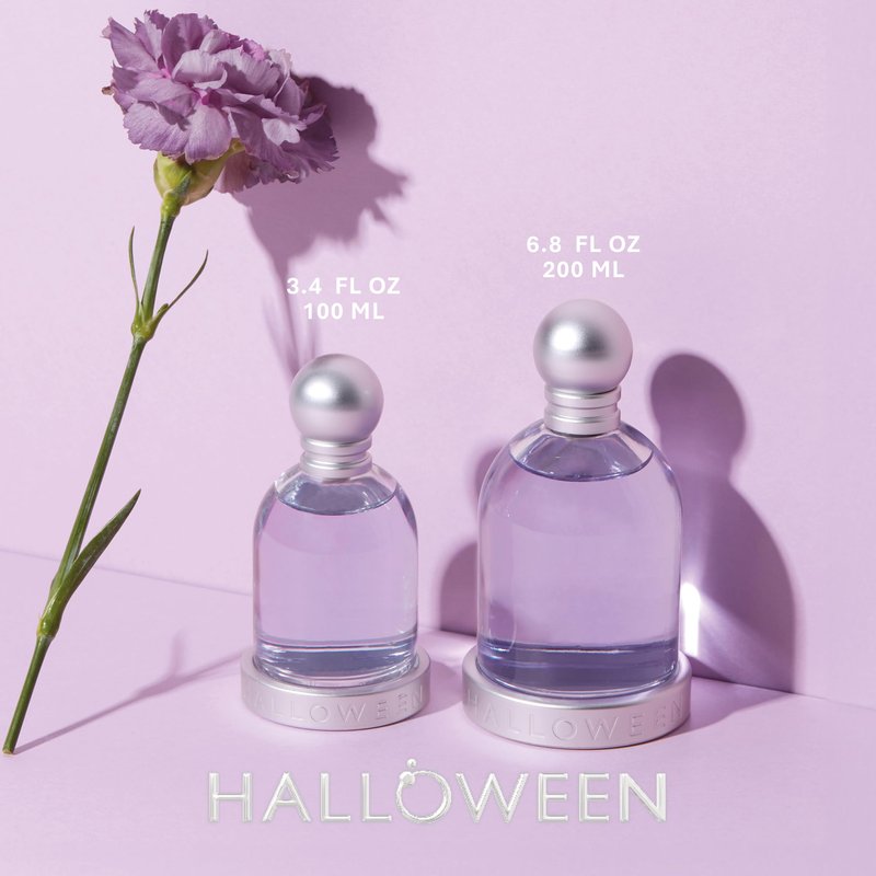 Halloween Eau De Toilette for Women. Floral, Marine Long Lasting Fragrance with Notes of Violet, Magnolia and Pepper, 3.4 Fl Oz