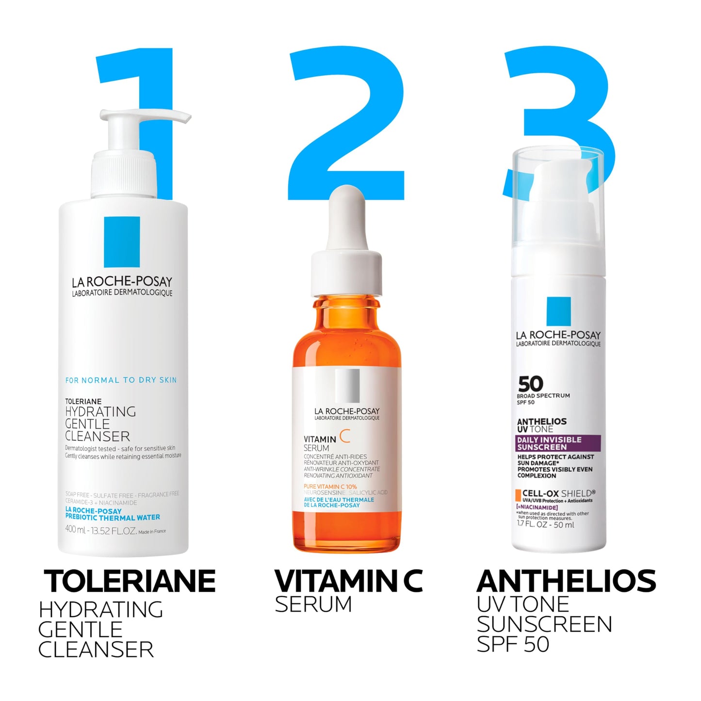La Roche Posay Anthelios UV Tone Sunscreen for Face SPF 50, 1.7oz