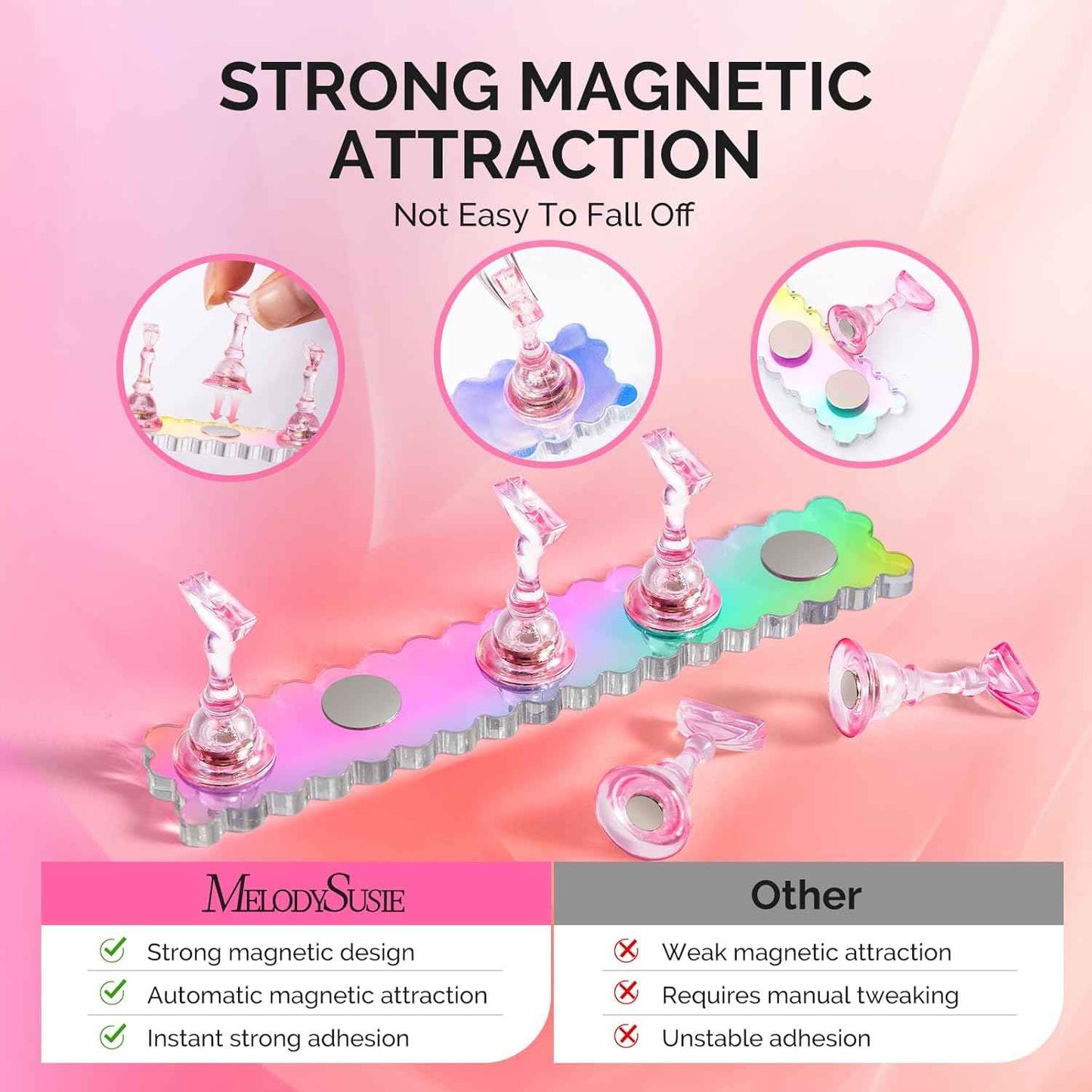 MelodySusie 30000 RPM Professional Rechargeable Nail Drill with Stand for Press-On Nails