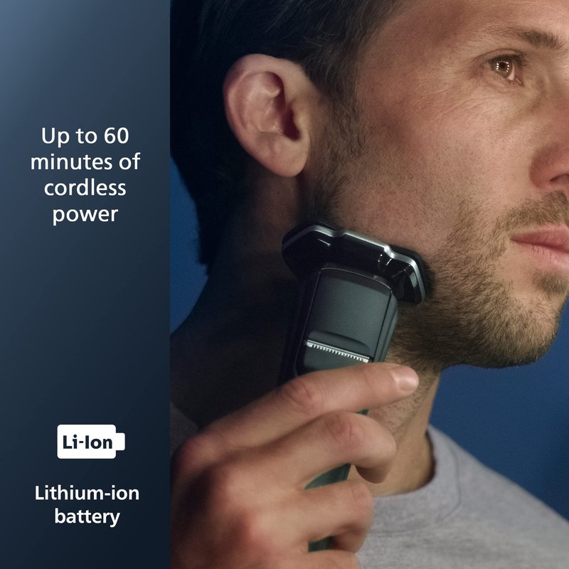 Philips Norelco Shaver 7200, Rechargeable Wet & Dry Electric Shaver with SenseIQ Technology and Pop-up Trimmer, S7887/82