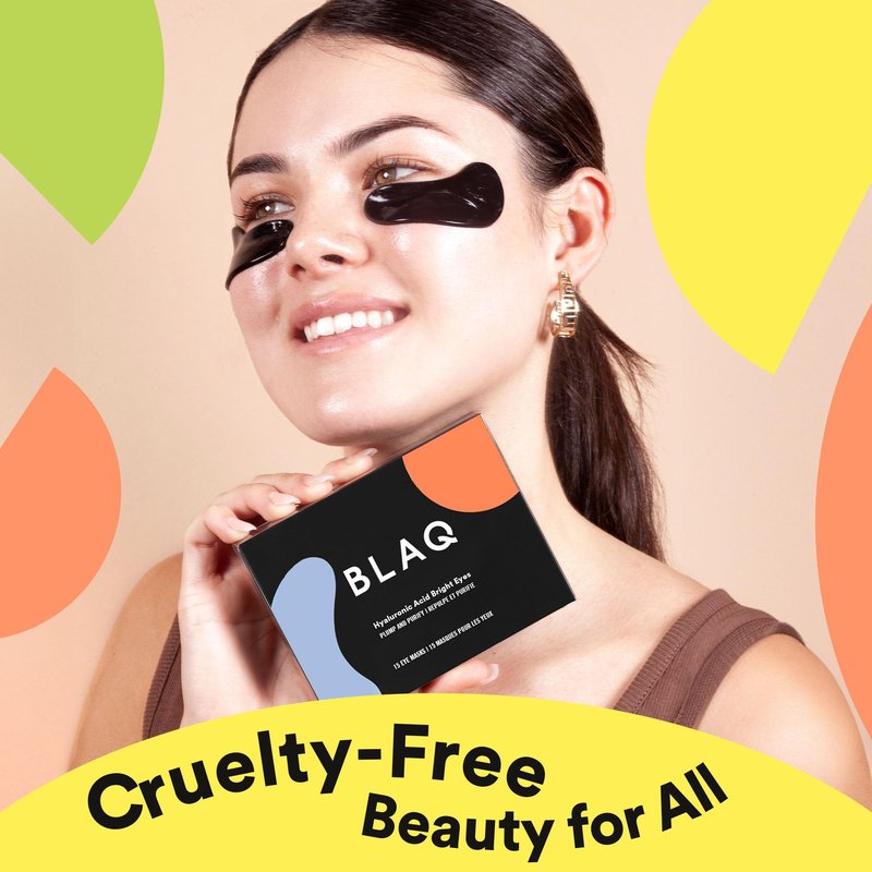 BLAQ Award Winning Under Eye Patches for Dark Circles and Puffiness, Under Eye Mask with Red Algae and Activated Charcoal, Vegan and Cruelty-Free Under Eye Masks, 15-Pack, Hyaluronic Acid Bright Eyes