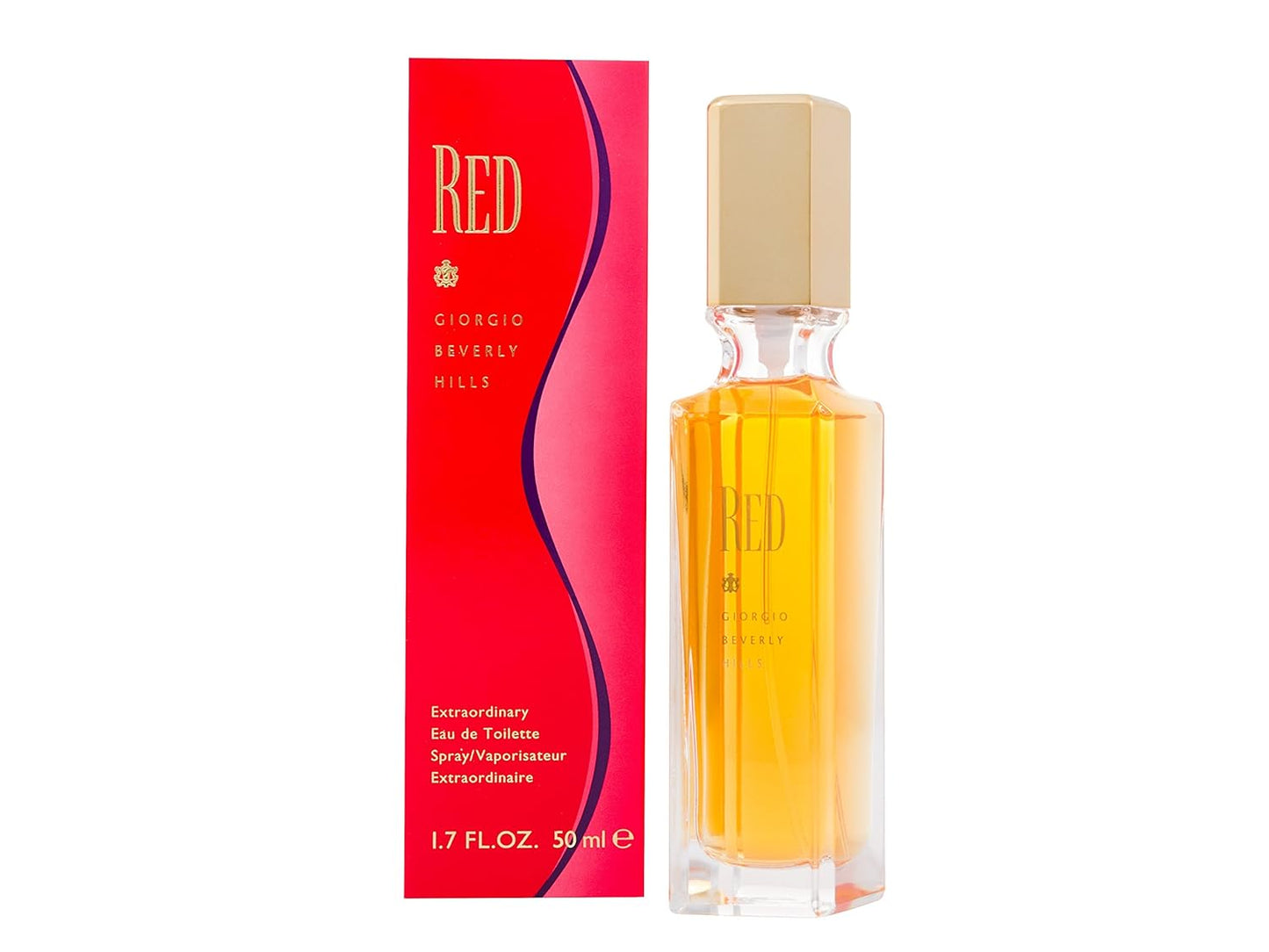 Giorgio Beverly Hills Red for Men Eau de Toilette Spray - 1.7 fl oz Cologne for Him