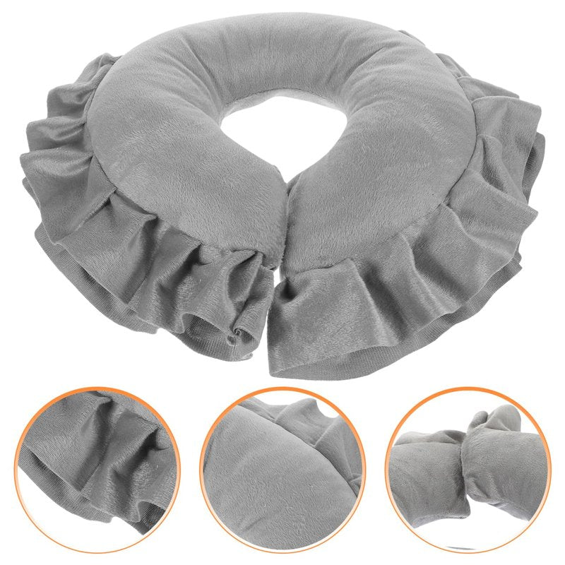 Healvian U Shaped Face Massage Pillow Neck Support Cushion,Pillow for Massage Table,Spa Spa Headrest Salon Massage Table Cradle Face Neck Head Cushion Travel Flight Pad