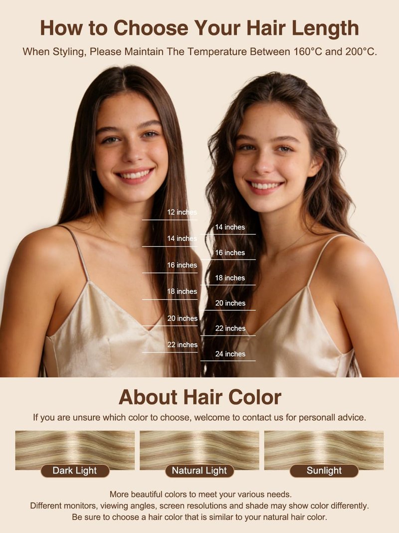 YILITE Tape in Remy Hair Extension Color 18 Ash Blonde Highlighted 613 Bleach Blonde Hair Extensions, #P18/613 Ash Blonde Highlighted Bleach Blonde(12inch P18/613)